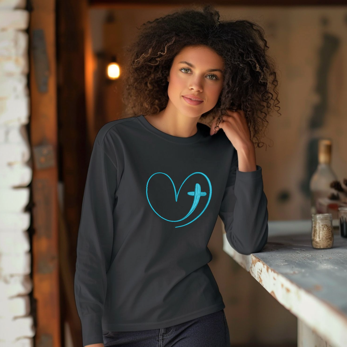 Christian Heart Tshirt