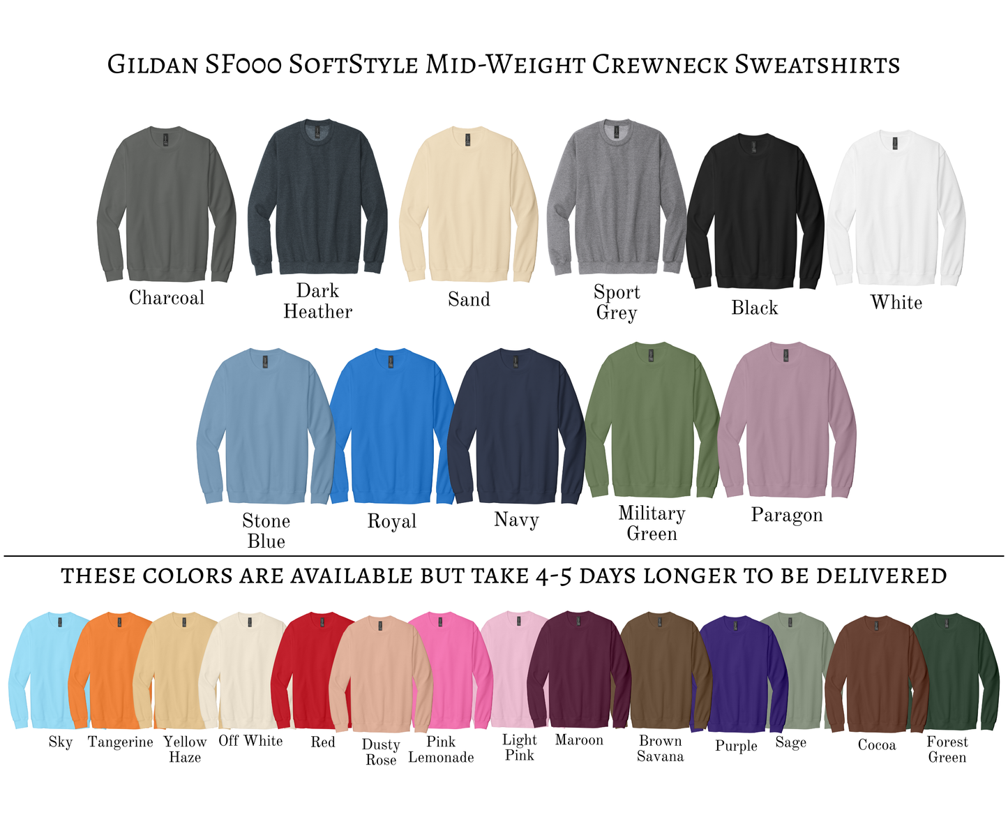 Embroidered Christmas Crewneck Sweatshirt - Snowflake & Holiday Words – Festive Holiday Shirt