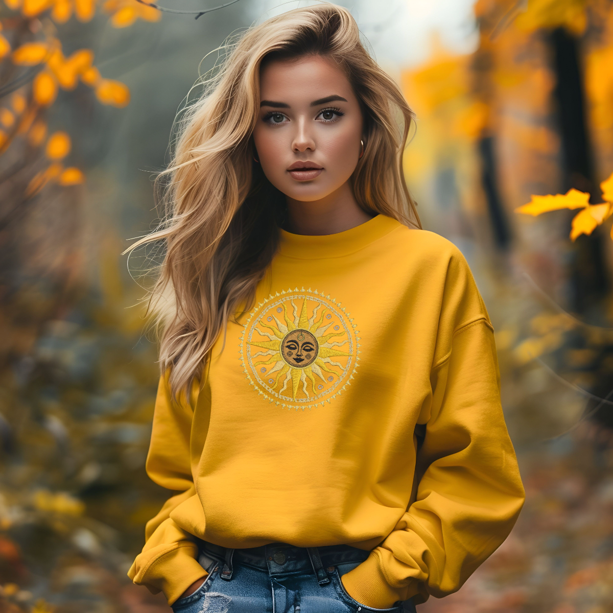 Celestial Sun Crewneck