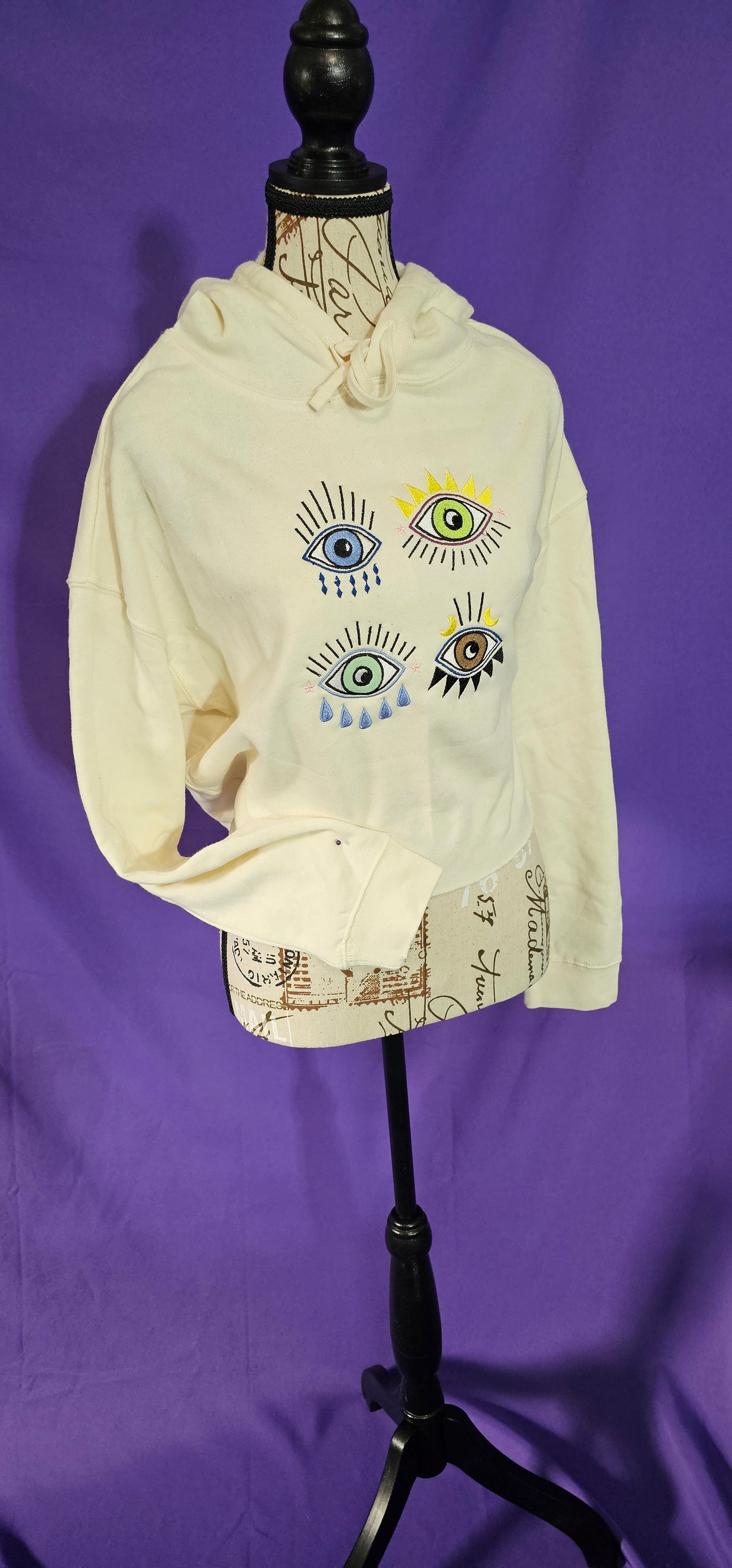 Eye See You Cropped Hoodie
