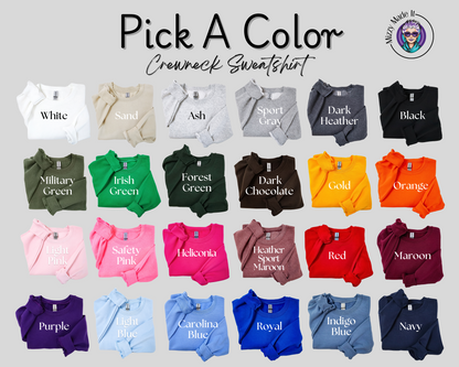 Custom Embroidered Dog Mom Crewneck, Dog Lover Sweatshirt, Pet Owner Gift