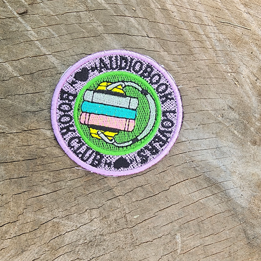 Audiobook Book Lovers Club Patch