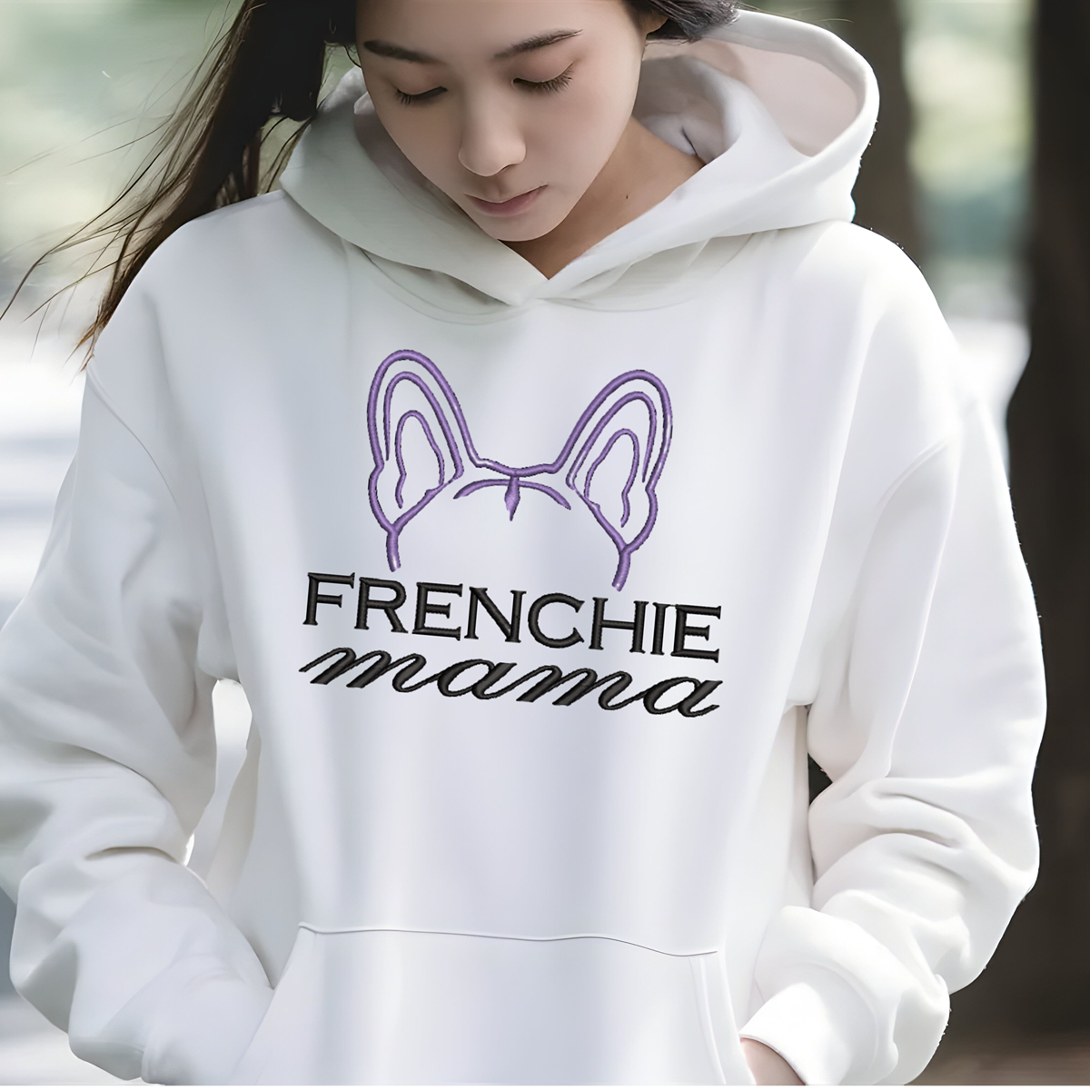 Customized Dog Lover Hoodie, Embroidered sweatshirt for animal lovers