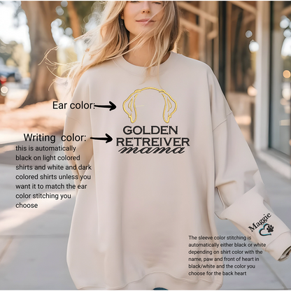 Customized Dog Lover Hoodie, Embroidered sweatshirt for animal lovers