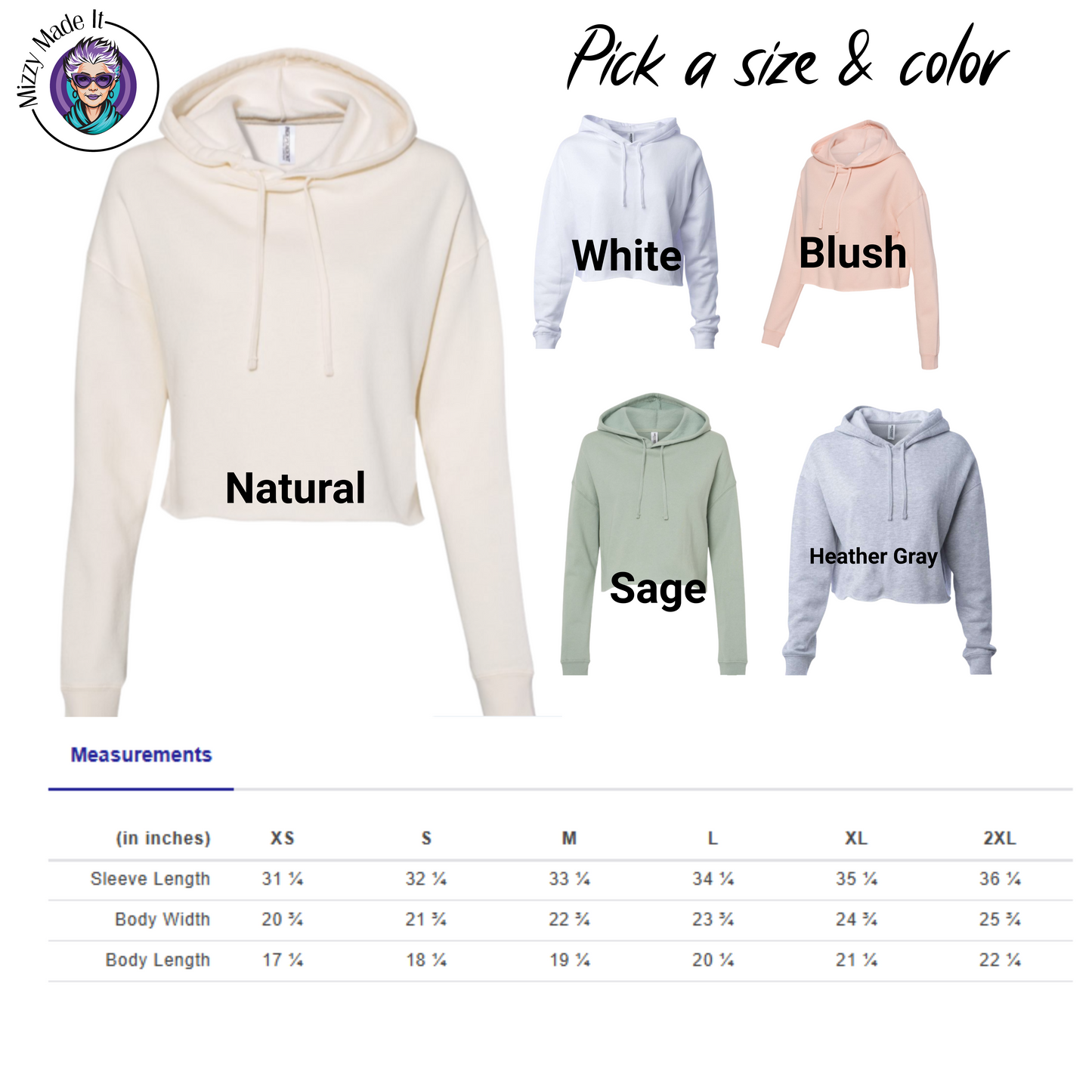 Eye See You Cropped Hoodie