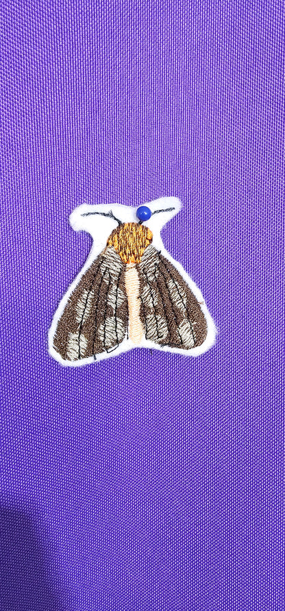 Brown and Orange Moth Patch